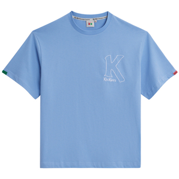 Oblečenie Tričká a polokošele Kickers Big K T-shirt Modrá