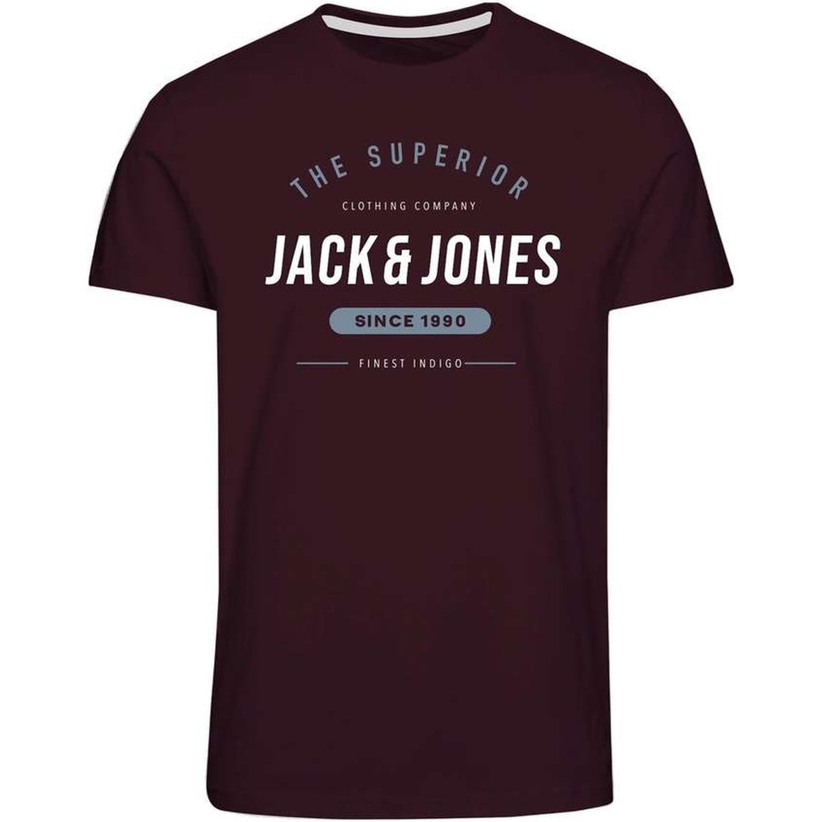 Oblečenie Chlapec Tričká s krátkym rukávom Jack & Jones CAMISETA ROJA NIO JACK & JONES 12190364 Červená