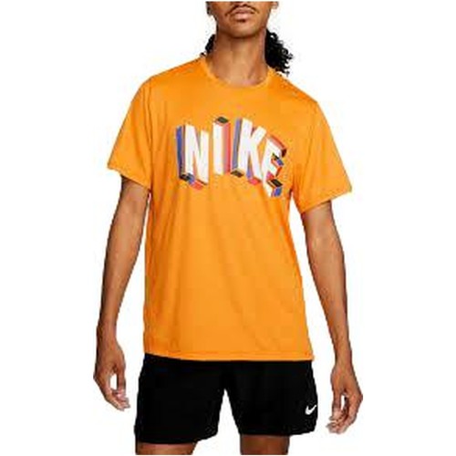 Oblečenie Muž Tričká s krátkym rukávom Nike CAMISETA HOMBRE  Pro Dri-FIT DM6666 Oranžová