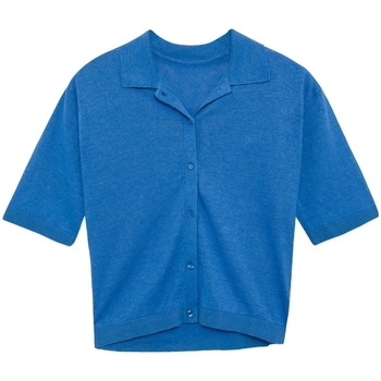 Oblečenie Žena Blúzky Ecoalf Juniperalf Shirt - French Blue Modrá