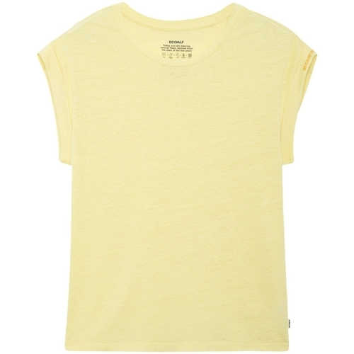 Oblečenie Žena Mikiny Ecoalf Aveiroalf T-Shirt - Lemonade Žltá