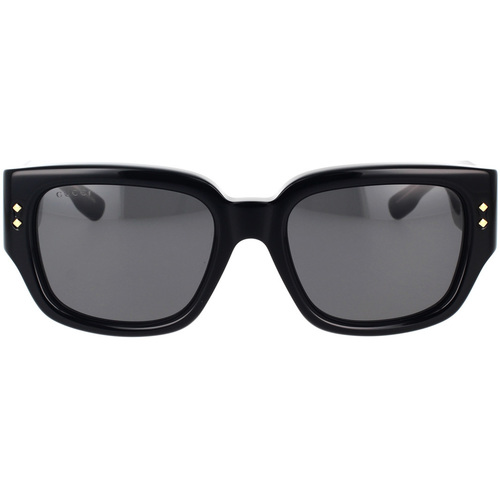 Hodinky & Bižutéria Slnečné okuliare Gucci Occhiali da Sole  GG1261S 001 Čierna