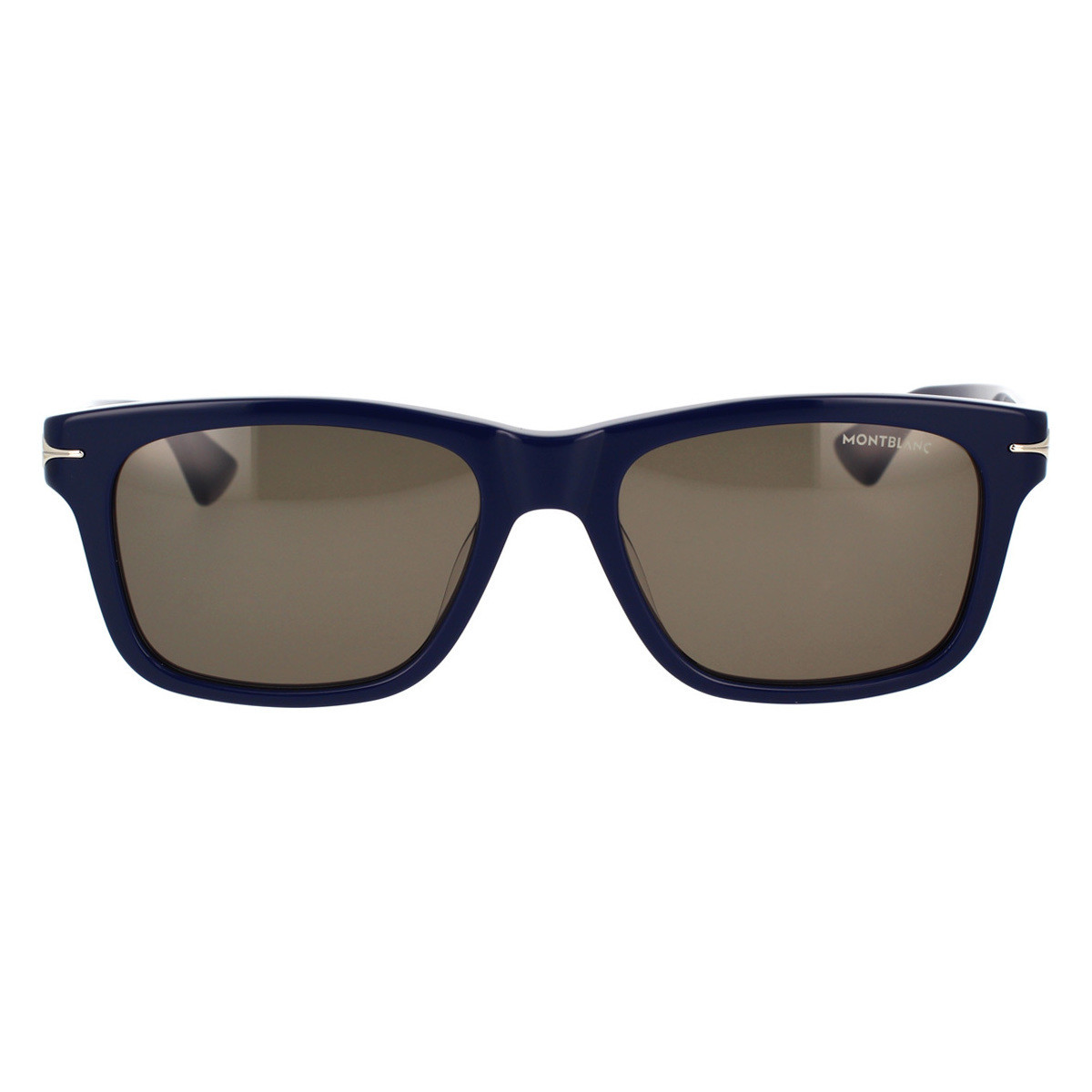 Hodinky & Bižutéria Muž Slnečné okuliare Montblanc Occhiali da Sole  MB0263S 004 Modrá