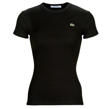 Oblečenie Žena Tričká s krátkym rukávom Lacoste TF5538-031 Čierna