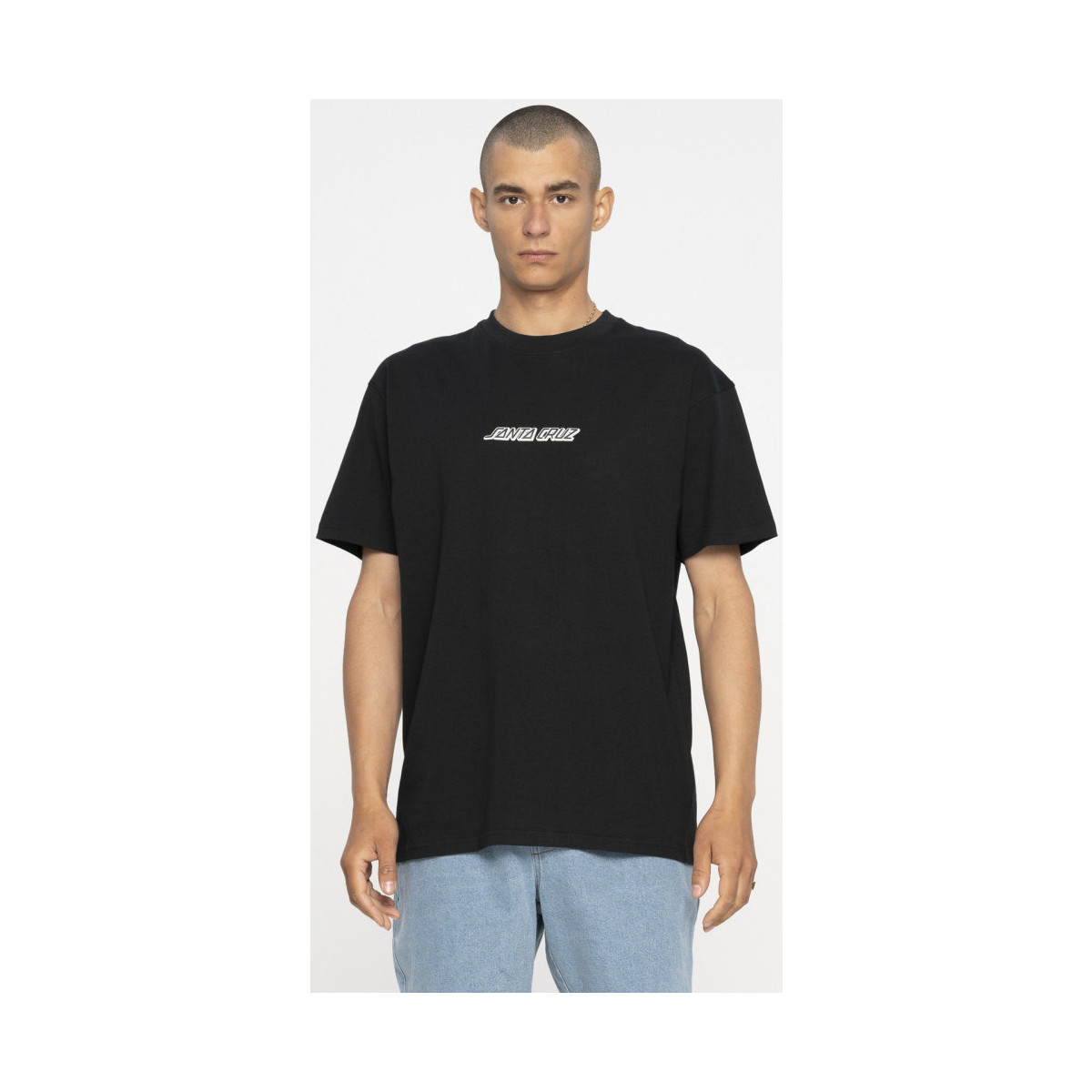 Oblečenie Muž Tričká a polokošele Santa Cruz Cosmic bone hand t-shirt Čierna