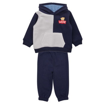 Oblečenie Chlapec Komplety a súpravy Levi's  SPLICED COLORBLOCK JOGGER Modrá / Námornícka modrá / Biela
