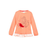 Oblečenie Dievča Tričká s dlhým rukávom TEAM HEROES  T SHIRT REINES DES NEIGES / FROZEN Ružová