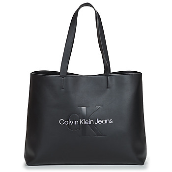 Tašky Žena Veľké nákupné tašky  Calvin Klein Jeans SCULPTED SLIM TOTE34 MONO Čierna