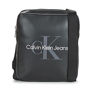 Tašky Muž Vrecúška a malé kabelky Calvin Klein Jeans MONOGRAM SOFT REPORTER18 Čierna