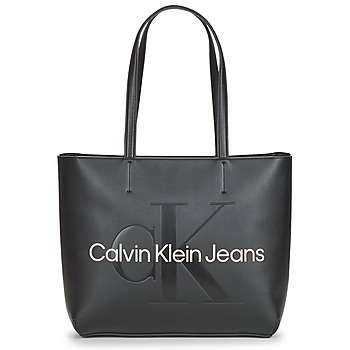 Tašky Žena Veľké nákupné tašky  Calvin Klein Jeans SCULPTED SHOPPER29 MONO Čierna