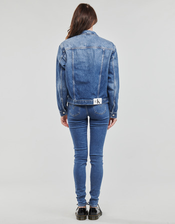 Calvin Klein Jeans REGULAR ARCHIVE JACKET Modrá / Jean