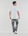 Oblečenie Muž Tričká s krátkym rukávom Calvin Klein Jeans VARSITY CURVE LOGO T-SHIRT Biela