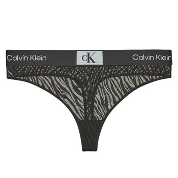 Spodná bielizeň Žena String Calvin Klein Jeans MODERN THONG Čierna