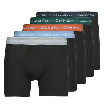 Spodná bielizeň Muž Boxerky Calvin Klein Jeans BOXER BRIEF X5 Čierna