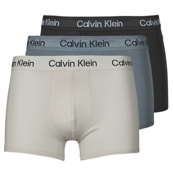 Spodná bielizeň Muž Boxerky Calvin Klein Jeans TRUNK X3 Čierna / Šedá / Modrá