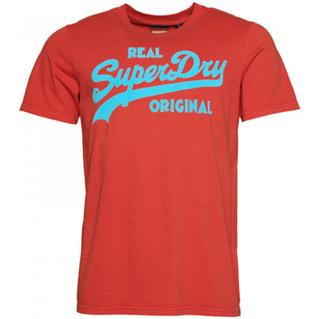 Oblečenie Muž Tričká a polokošele Superdry Vintage vl neon Červená
