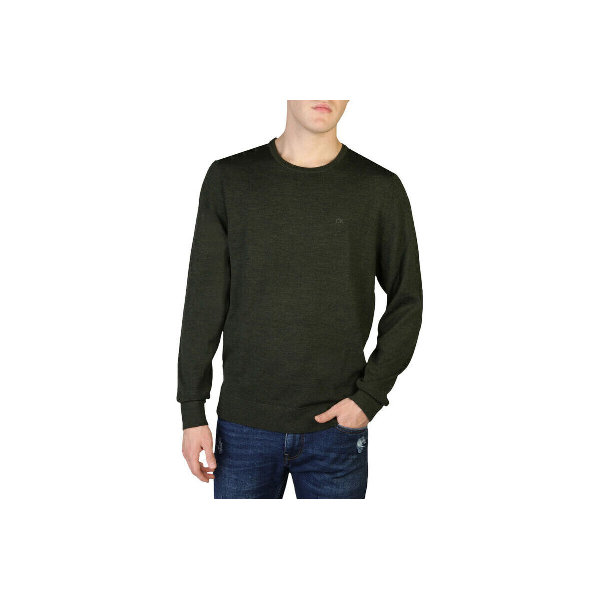 Oblečenie Muž Svetre Calvin Klein Jeans - k10k109474 Zelená
