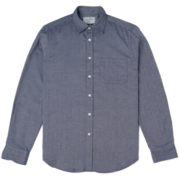 Oblečenie Muž Košele s dlhým rukávom Portuguese Flannel Espiga Shirt - Blue Modrá