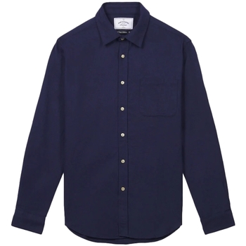 Oblečenie Muž Košele s dlhým rukávom Portuguese Flannel Teca Shirt - Navy Modrá