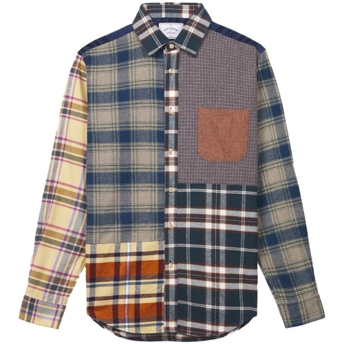 Oblečenie Muž Košele s dlhým rukávom Portuguese Flannel Patchwork 2 Shirt Viacfarebná