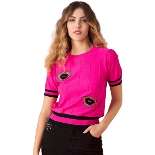 Oblečenie Žena Svetre Minueto Knit Kiss - Pink Ružová