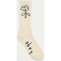 Spodná bielizeň Muž Ponožky Obey spring flower socks Biela