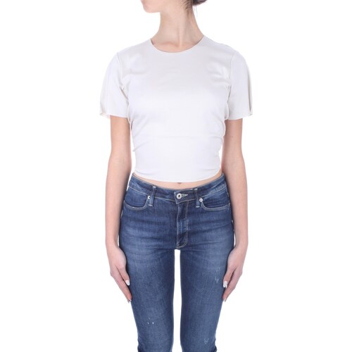 Oblečenie Žena Tričká s krátkym rukávom Calvin Klein Jeans K20K205314 Biela