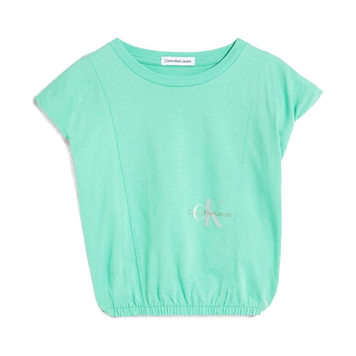 Oblečenie Dievča Tričká s krátkym rukávom Calvin Klein Jeans  Zelená