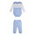 Oblečenie Chlapec Komplety a súpravy Guess MID ORGANIC COTON Biela / Modrá