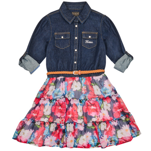 Oblečenie Dievča Krátke šaty Guess J3YK15 Viacfarebná