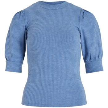 Oblečenie Žena Blúzky Vila Noos Top Felia 2/4 - Federal Blue Modrá