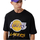 Oblečenie Muž Tričká s krátkym rukávom New-Era NBA Los Angeles Lakers Script Mesh Tee Čierna