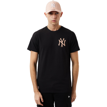 Oblečenie Muž Tričká s krátkym rukávom New-Era MLB New York Yankees Tee Čierna