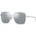 Hodinky & Bižutéria Slnečné okuliare Prada Occhiali da Sole  PR55YS 1BC02R Strieborná