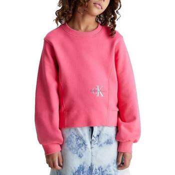 Oblečenie Dievča Mikiny Calvin Klein Jeans  Ružová
