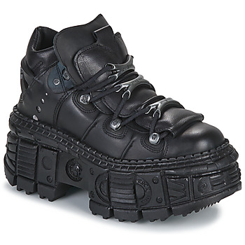 Topánky Polokozačky New Rock M-WALL106-S12 Čierna