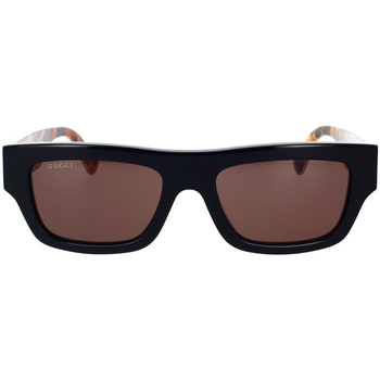 Hodinky & Bižutéria Muž Slnečné okuliare Gucci Occhiali da Sole  GG1301S 003 Čierna