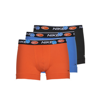 Spodná bielizeň Muž Boxerky Nike EVERYDAY COTTON STRETCH X3 Čierna / Modrá / Oranžová