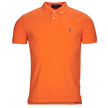 Oblečenie Muž Polokošele s krátkym rukávom Polo Ralph Lauren POLO AJUSTE DROIT EN COTON BASIC MESH Oranžová