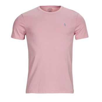 Oblečenie Muž Tričká s krátkym rukávom Polo Ralph Lauren T-SHIRT AJUSTE EN COTON Ružová
