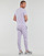 Oblečenie Muž Tričká s krátkym rukávom Polo Ralph Lauren T-SHIRT AJUSTE EN COTON LOGO CENTRAL Tmavá fialová