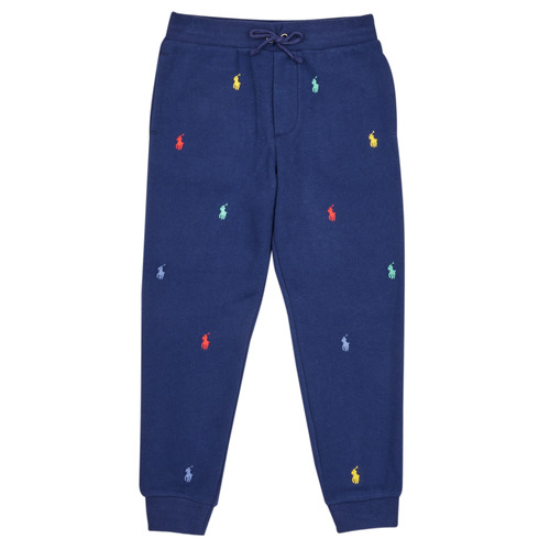 Oblečenie Chlapec Tepláky a vrchné oblečenie Polo Ralph Lauren PO PANT-PANTS-ATHLETIC Námornícka modrá / Viacfarebná