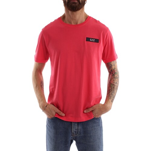 Oblečenie Muž Tričká s krátkym rukávom Emporio Armani EA7 3RPT29 Ružová