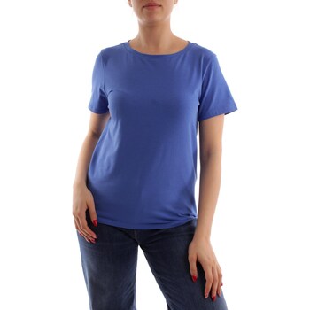 Oblečenie Žena Tričká s krátkym rukávom Max Mara MULTIF Modrá