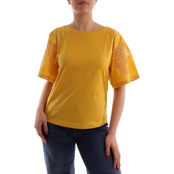 Oblečenie Žena Tričká s krátkym rukávom Max Mara ARMENIA Žltá