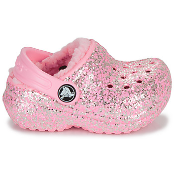 Crocs Classic Lined Glitter Clog T Ružová