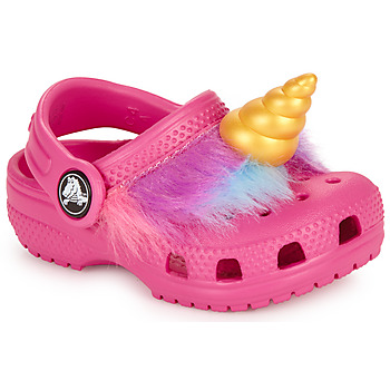 Topánky Dievča Nazuvky Crocs Classic I AM Unicorn Clog T Ružová