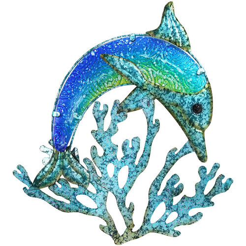 Domov Sochy Signes Grimalt Delfínový Ornament Modrá