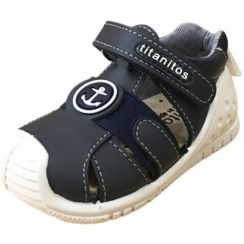 Topánky Sandále Titanitos 27449-18 Námornícka modrá