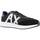 Topánky Muž Módne tenisky EAX XUX071 XV527 Čierna